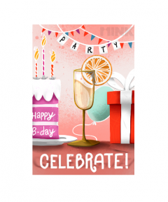 Felicitare Aniversare - Celebrate!