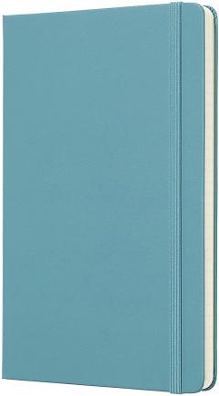 Carnet - Moleskine Classic - Hard Cover, Large, Ruled - Reef Blue