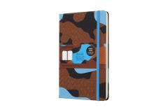 Carnet Moleskine - Camouflage Blue Limited Collection Large Ruled