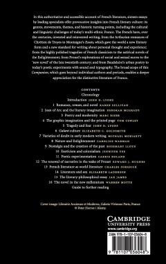 The Cambridge Companion to French Literature