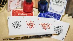 Carti de joc - Cardistry Calligraphy, Blue