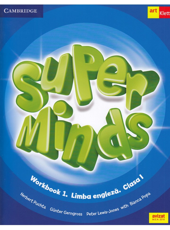 Super Minds Workbook 1 Limba Engleză Clasa 1 Herbert Puchta
