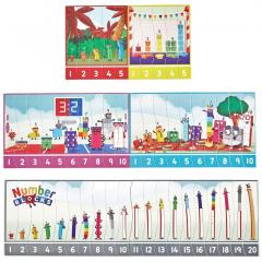 Puzzle educativ - Numberblocks - Exersam numaratul de la 1-20