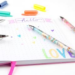 Set 5 pixuri cu sclipici - Ylvi