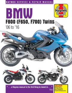 Coperta cărții BMW F800, F700 & F650 Twins Service and Repair Manual