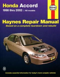 Coperta cărții Honda Accord 1998-2002