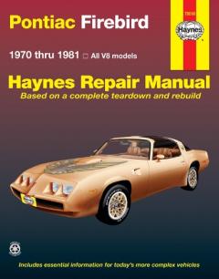 Coperta cărții Pontiac Firebird 1970-81 Owner's Workshop Manual