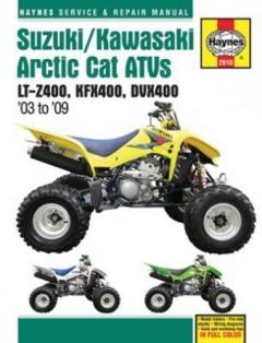 Suzuki/Kawasaki Arctic Cat ATV's Service and Repair Manual