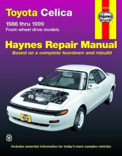 Coperta cărții Toyota Celica FWD Automotive Repair Manual