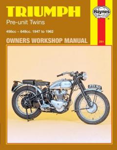 Coperta cărții Triumph Pre-unit Construction Twins Owner's Workshop Manual
