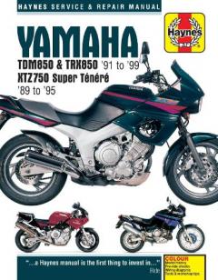 Coperta cărții Yamaha TDM850, TRX850 & XTZ750 Service and Repair Manual