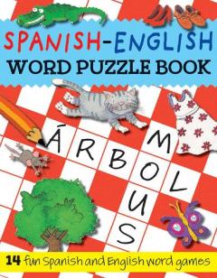 Coperta cărții Spanish-English Word Puzzle Book