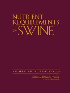 Coperta cărții Nutrient Requirements of Swine