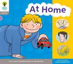Coperta cărții Oxford Reading Tree: Level 1: Floppy's Phonics: Sounds and Letters: At Home