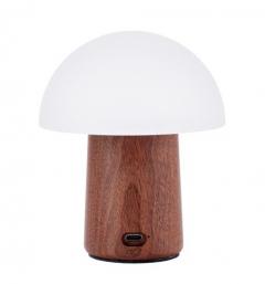  Lampa - Mini Alice Mushroom Lamp - Walnut