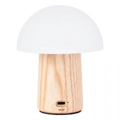 Lampa - Mini Alice Mushroom Lamp - White Ash