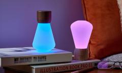 Lampa - Mini Pentagon Desk Bulb - Walnut