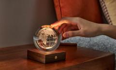 Lampa - Amber Crystal Light - World Globe