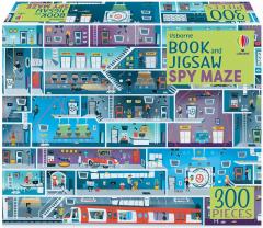 Coperta cărții Puzzle 300 piese -  Usborne Book and Jigsaw Spy Maze - Usborne