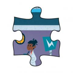 Usborne Book and Jigsaw Spy Maz