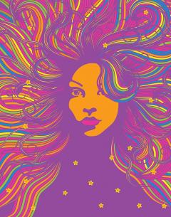 Hippy and Trippy Art: 14 Black Light Posters