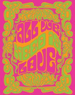 Hippy and Trippy Art: 14 Black Light Posters