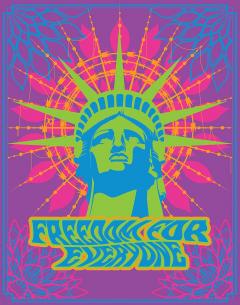 Hippy and Trippy Art: 14 Black Light Posters