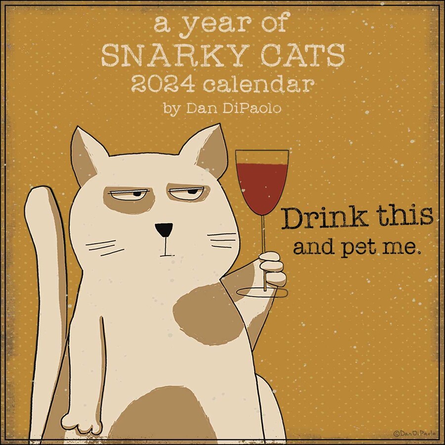 Calendar 2024 A Year of Snarky Cats Simon & Schuster