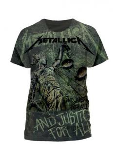 Tricou - Metallica - Justice Neon All Over