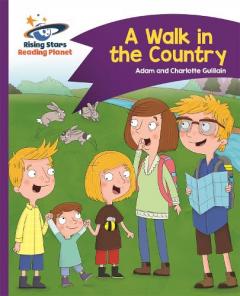 Coperta cărții Reading Planet - A Walk in the Country - Purple: Comet Street Kids