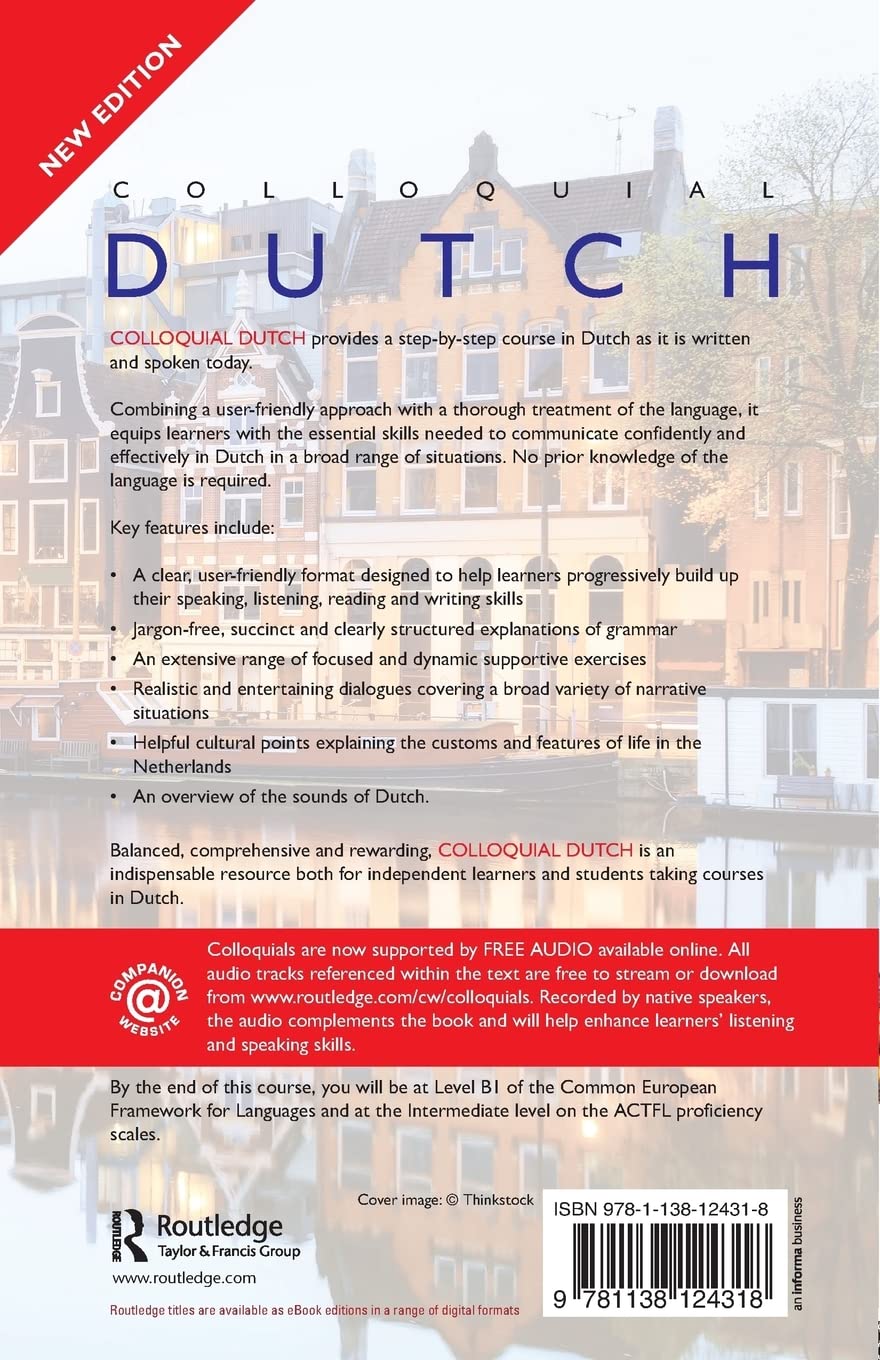 Colloquial Dutch A Complete Language Course Bruce Donaldson