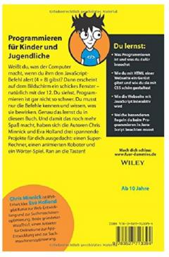 Erste Schritte mit JavaScript fur Dummies Junior