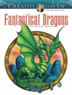 Creative Haven Fantastical Dragons Coloring Book