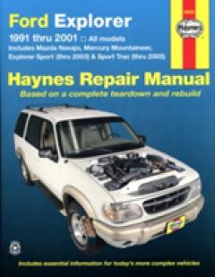 Coperta cărții Ford Explorer, Mazda Navajo, Mercury Mountaineer (91 - 05)