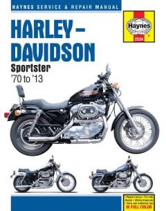 Coperta cărții Harley Davidson Sportster Motorcycle Repair Manual