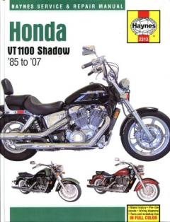 Coperta cărții Honda VT1100 Shadow Service and Repair Manual