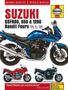 Coperta cărții Suzuki GSF600, 650 & 1200 Bandit Fours Motorcycle Repair Manual