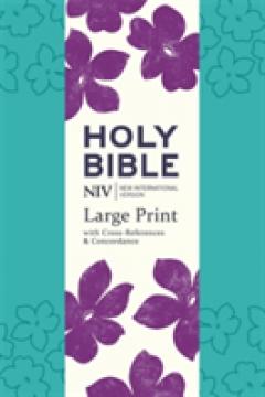 NIV Large Print Single-Column Deluxe Reference Bible