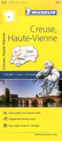 Creuse, Haute-Vienne, France Local Map 325
