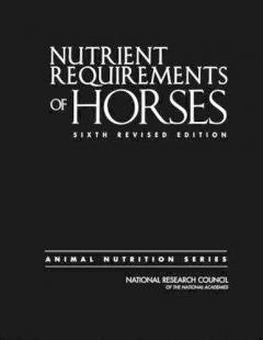 Coperta cărții Nutrient Requirements of Horses