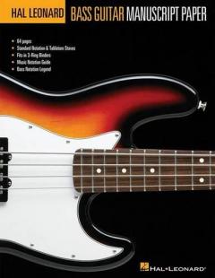Hal Leonard Bass Guitar Tab Manuscript Paper