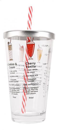 Pahar pentru Milkshake - Milkshake Recipe Glass