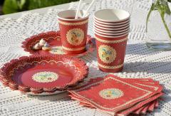 Set 8 farfurii - Doily Tea Party