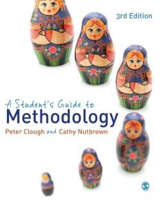 Coperta cărții A Student's Guide to Methodology