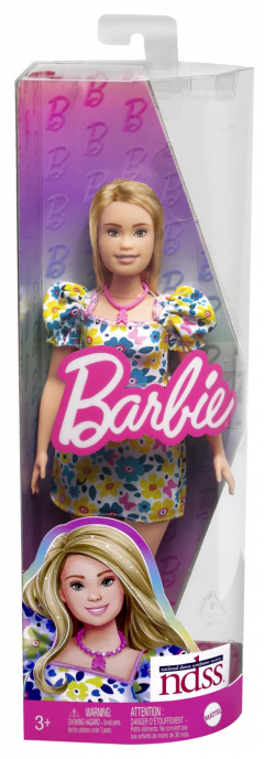 Papusa - Barbie Fashionista - Blonda cu Sindrom Down