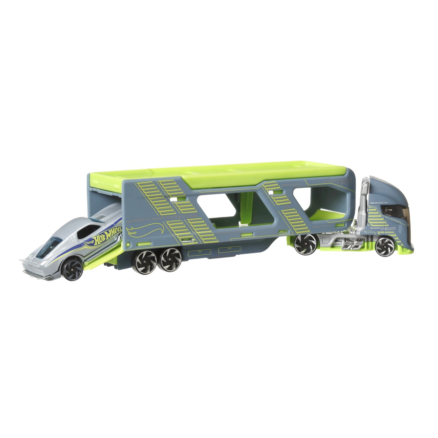 Hot wheels 2024 truck transporter