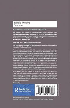 Descartes. The Project of Pure Enquiry