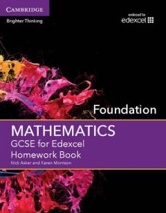 Coperta cărții GCSE Mathematics for Edexcel Foundation Homework Book