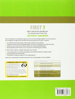 Cambridge English First 1 for Revised Exam from 2015 Student's Book without Answers
