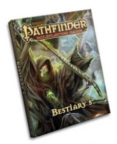 Coperta cărții Pathfinder Roleplaying Game: Bestiary 5